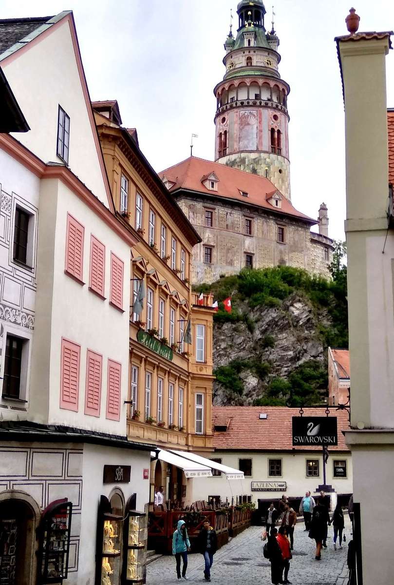 Krumlov en République tchèque puzzle en ligne