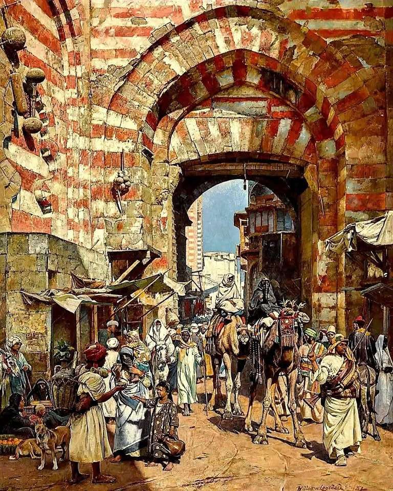 Las puertas del Khalifa, El Cairo 1887 rompecabezas en línea