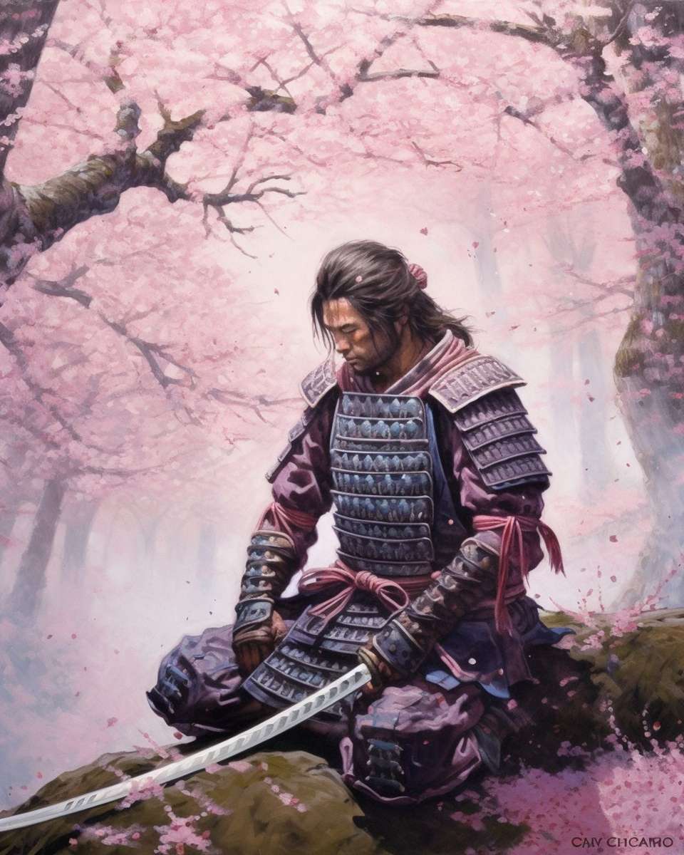 武士の桜 ジグソーパズルオンライン