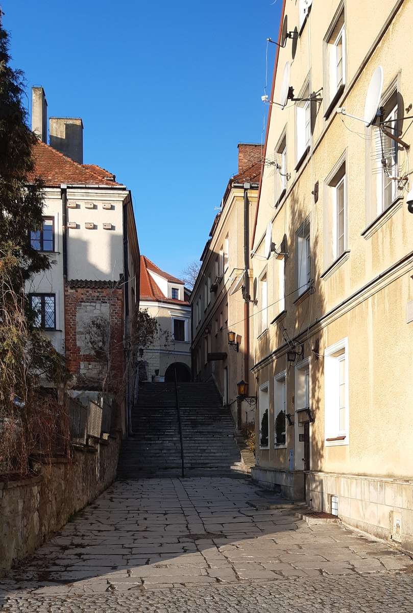 ruelle à Sandomierz puzzle en ligne