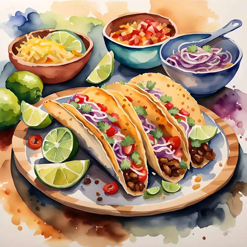 taco's - smakelijk gerecht online puzzel