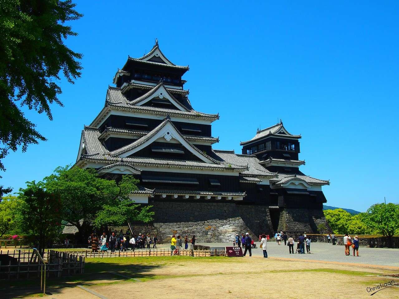 Castelul Kumamoto, Japonia. puzzle online