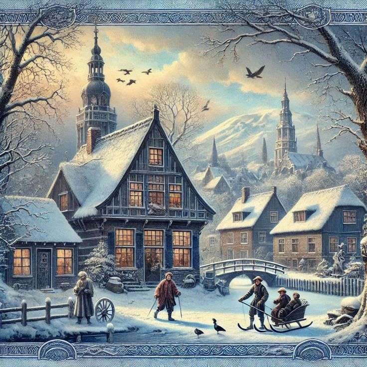 Snowy winter online puzzle