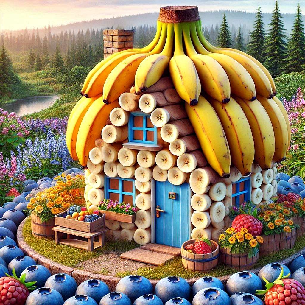 Maison de fruits puzzle en ligne