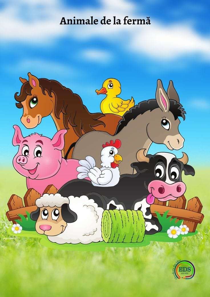 Animale de la fermă jigsaw puzzle online