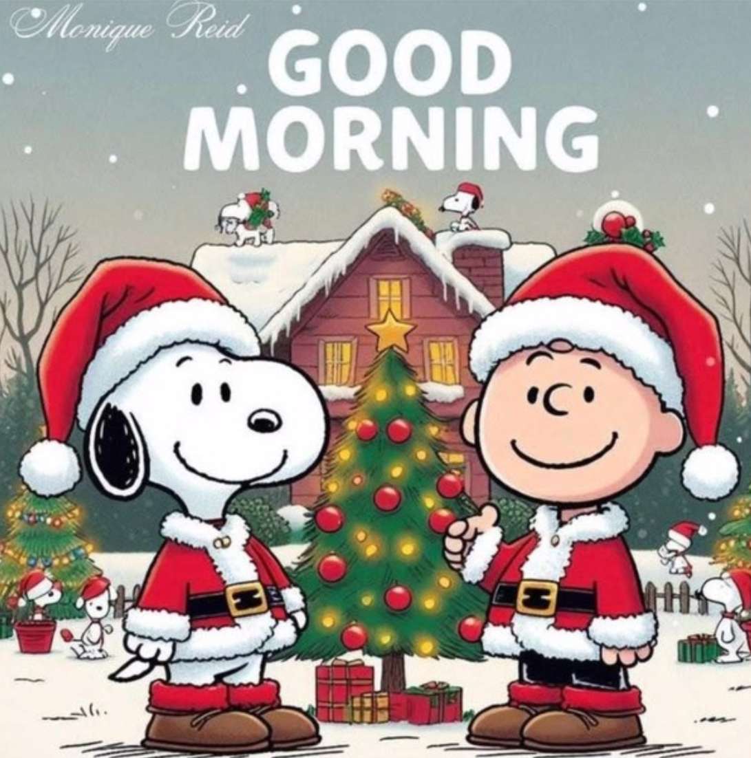 Snoopy and Charlie Decorate an Outdoor Tree online puzzle