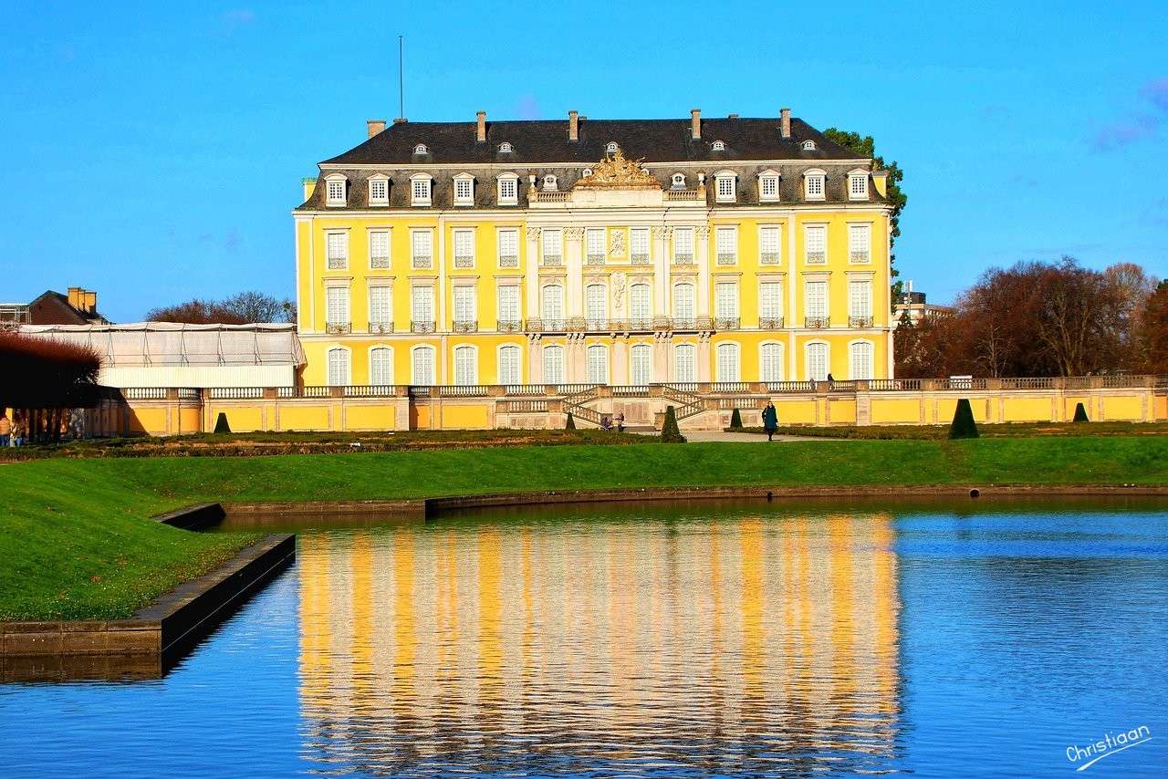 Castelo, Histórico, Edifício. quebra-cabeças online