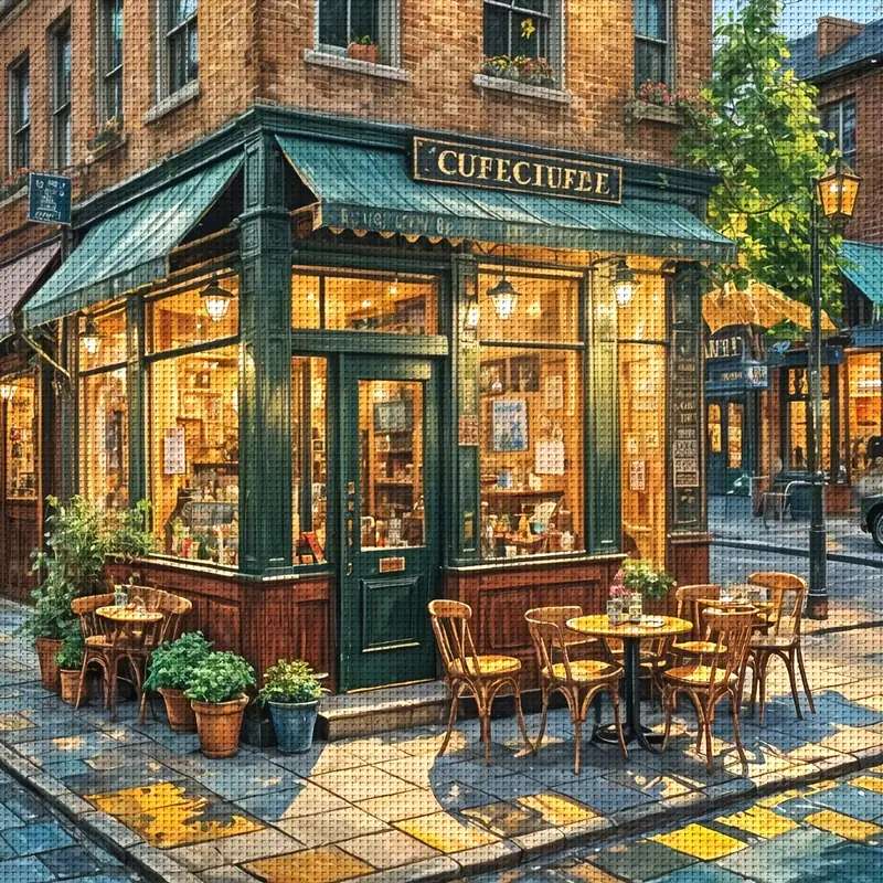 Parisian cafe online puzzle