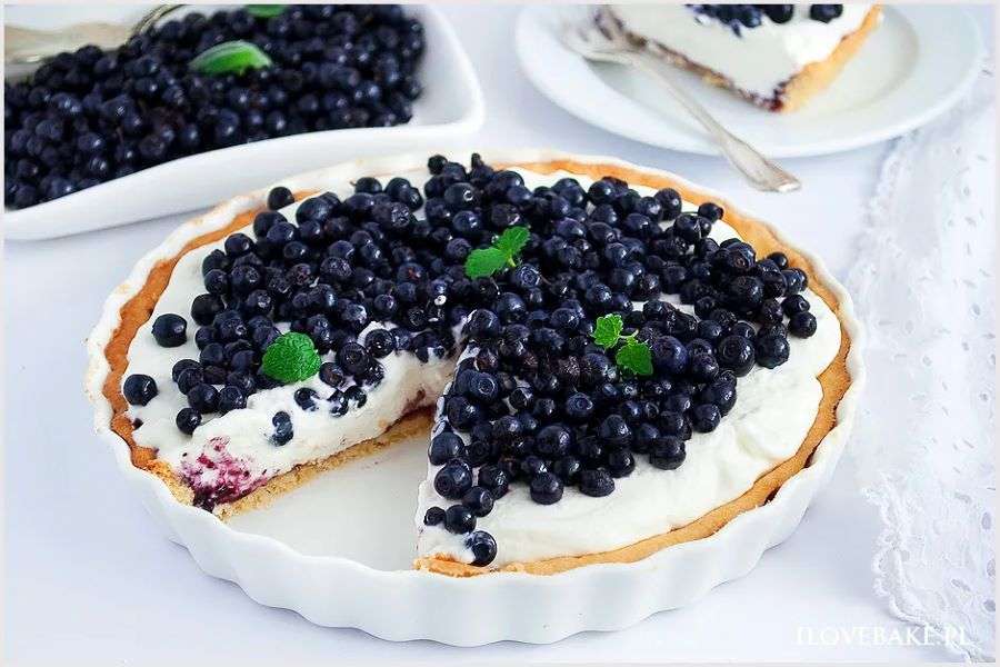 Mascarpone és áfonyás torta kirakós online