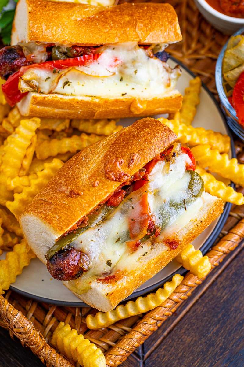 Olasz kolbászos szendvics online puzzle