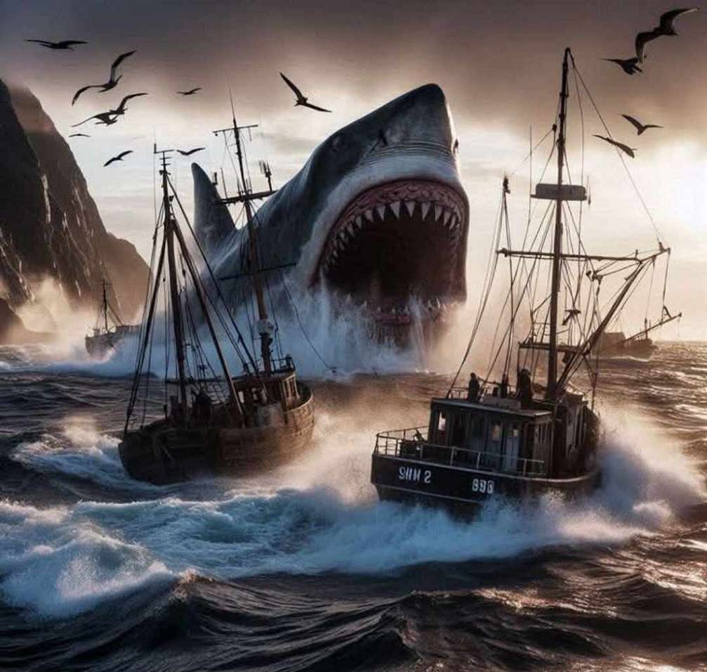 海のサメハンター オンラインパズル