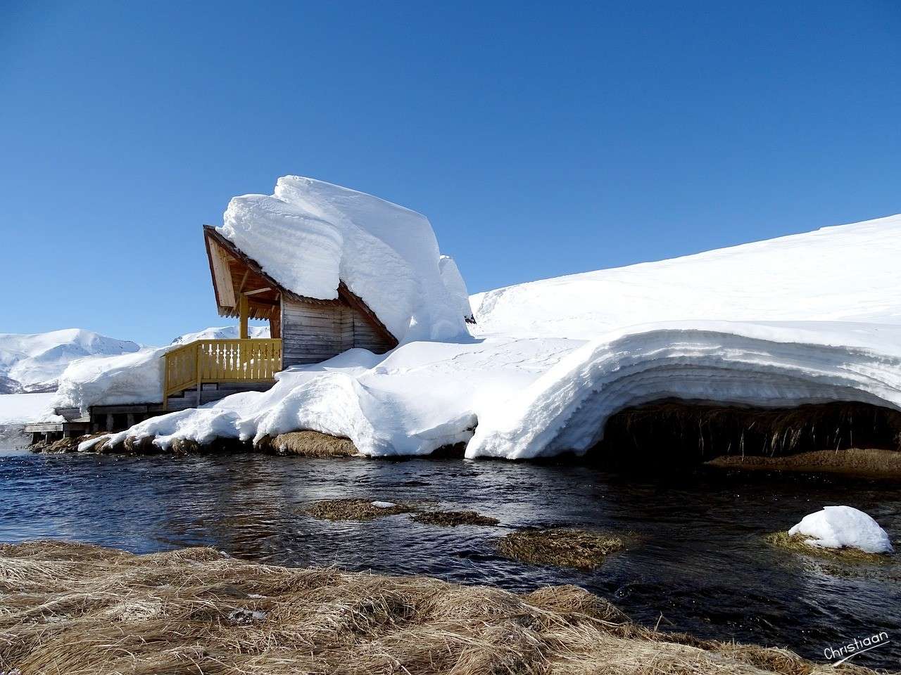 Gorące źródła, woda termalna, prąd. puzzle online