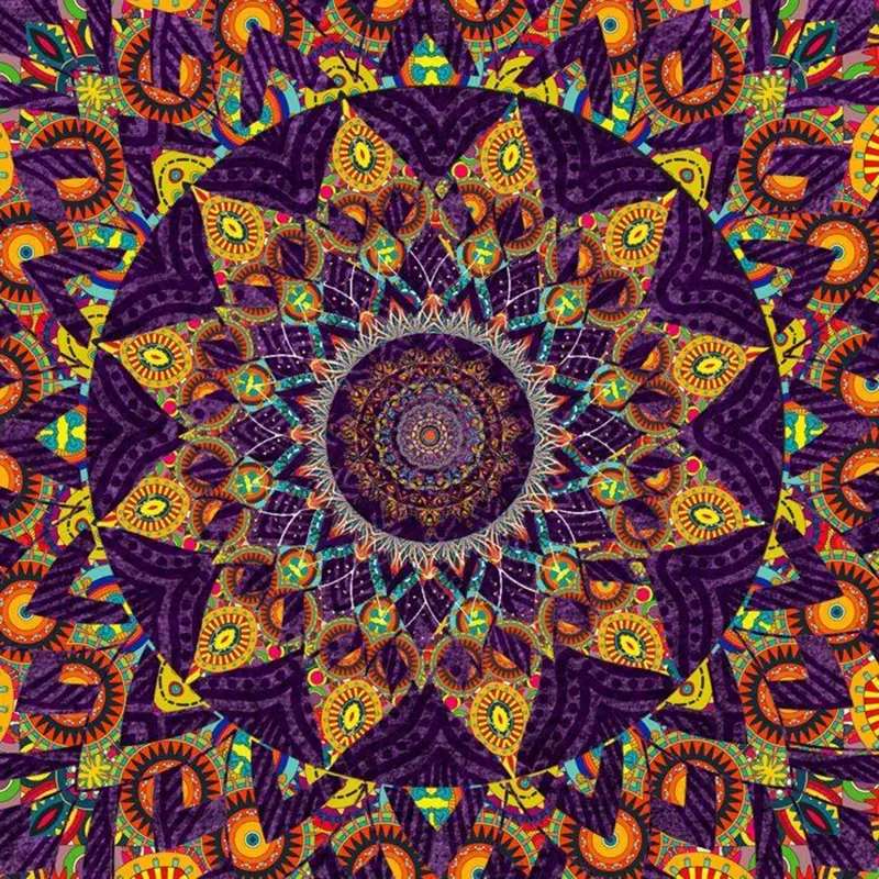 Farbiges Mandala Puzzlespiel online