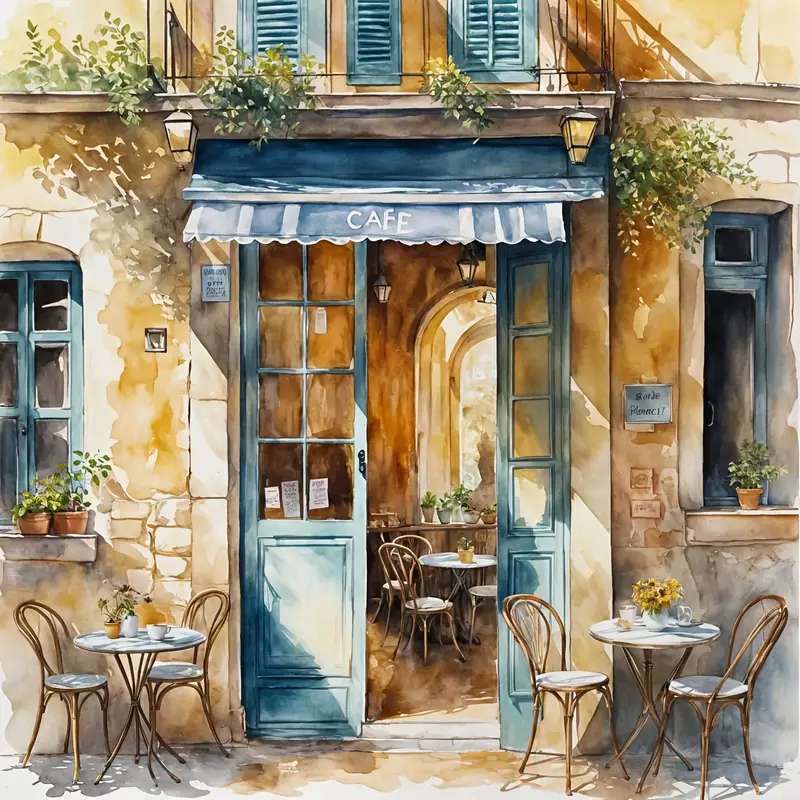 charmant petit café puzzle en ligne