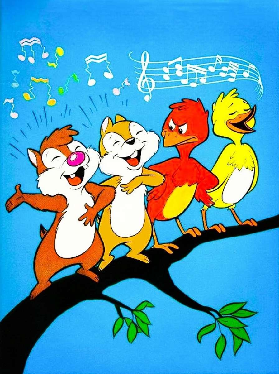 Chip és Dale kirakós online