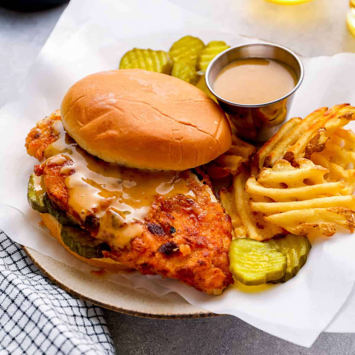 Ropogós csirkés szendvics online puzzle