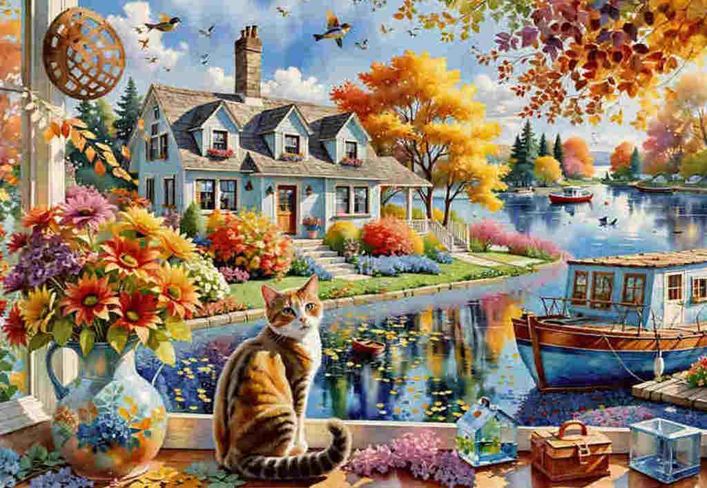 Foto de outono puzzle online