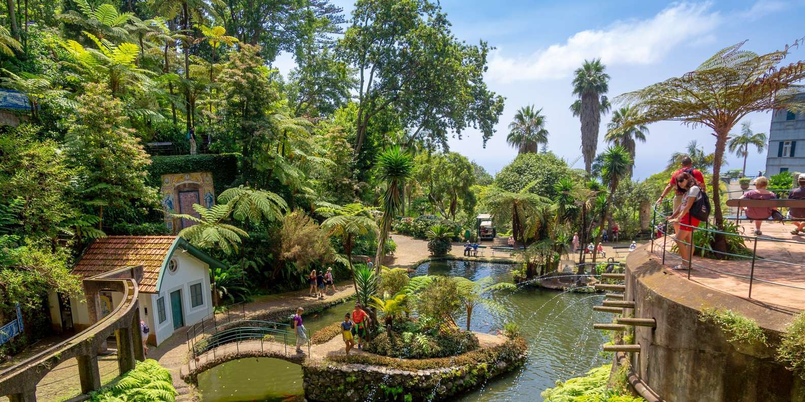 Tropische tuin van Monte Palace legpuzzel online