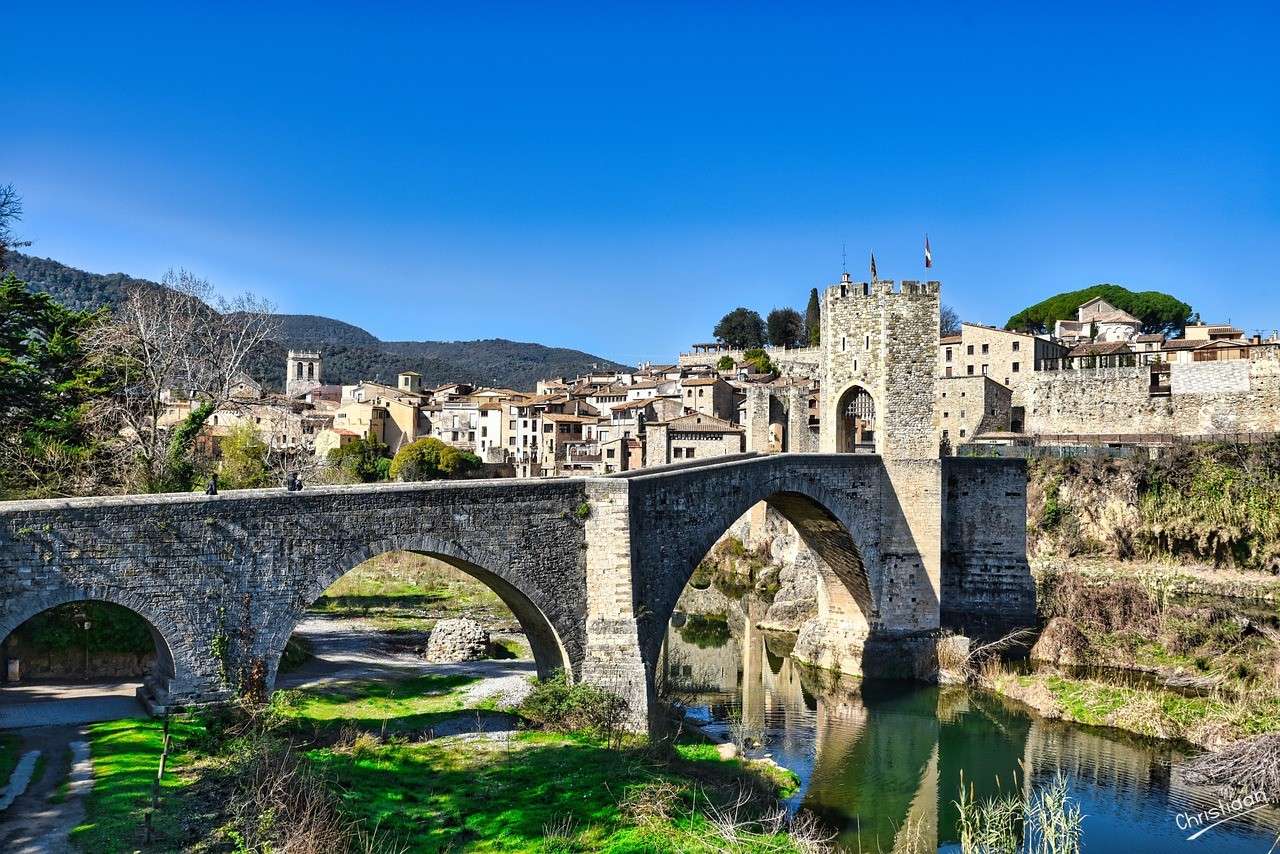 Ponte, Medievale, Castello. puzzle online