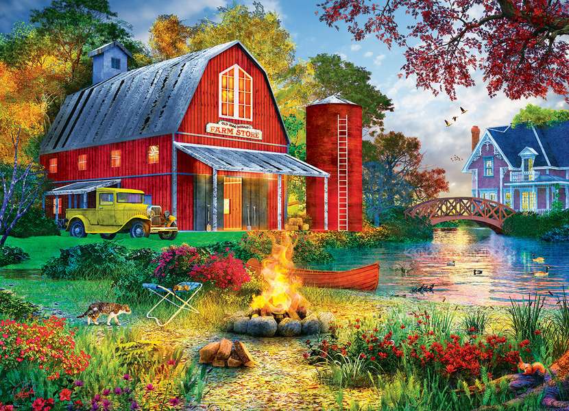 Kupuj na farmie puzzle online