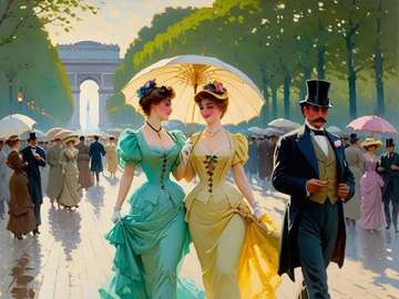 Spring Tomorrow in Paris jigsaw puzzle online