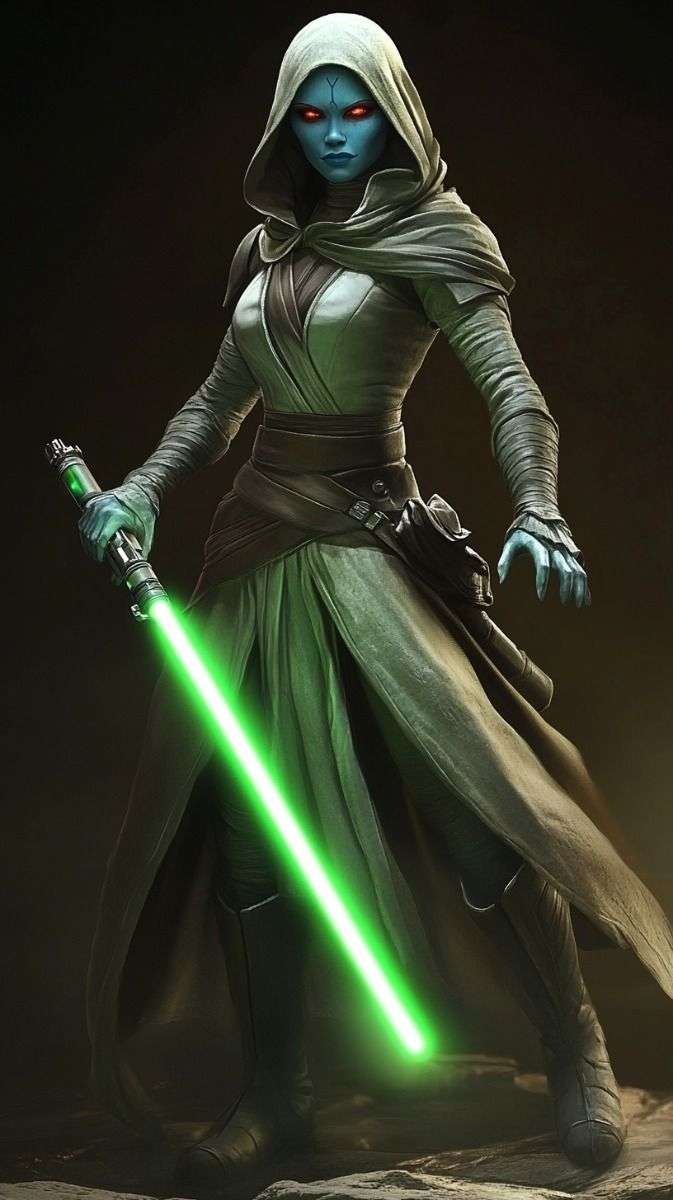 女性ジェダイウォリアー オンラインパズル