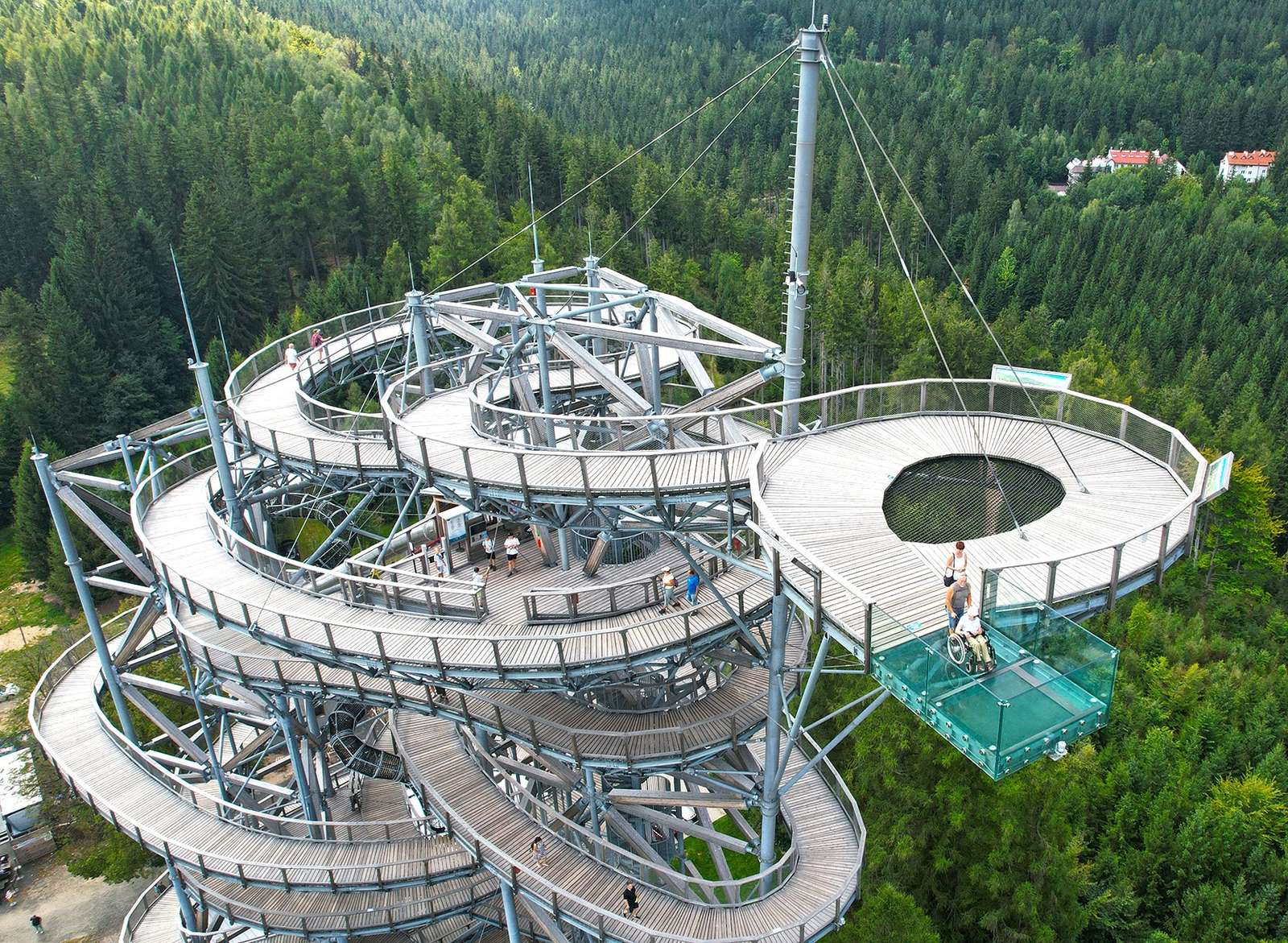 Sky Walk in świeradów Zdrój online puzzel