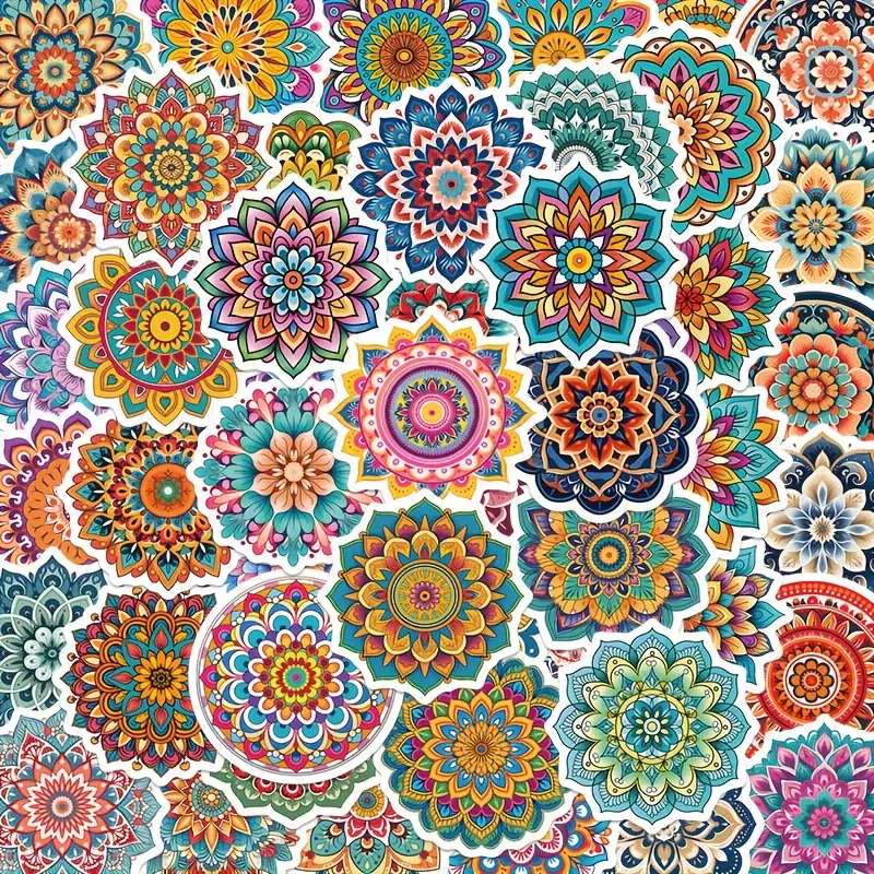 Mandalas coloridos y geométricos rompecabezas en línea