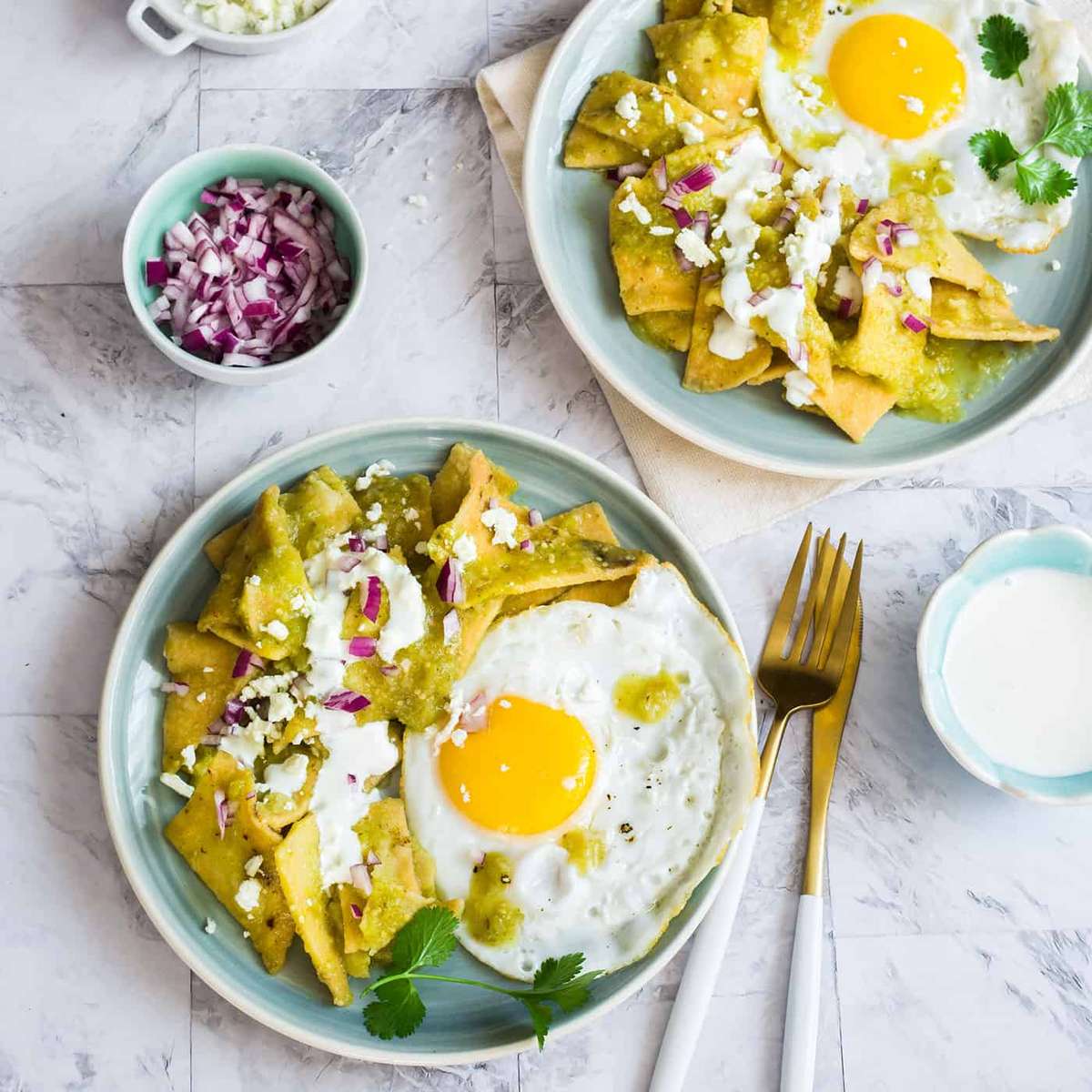 Chilaquiles śniadanie dla dwojga puzzle online