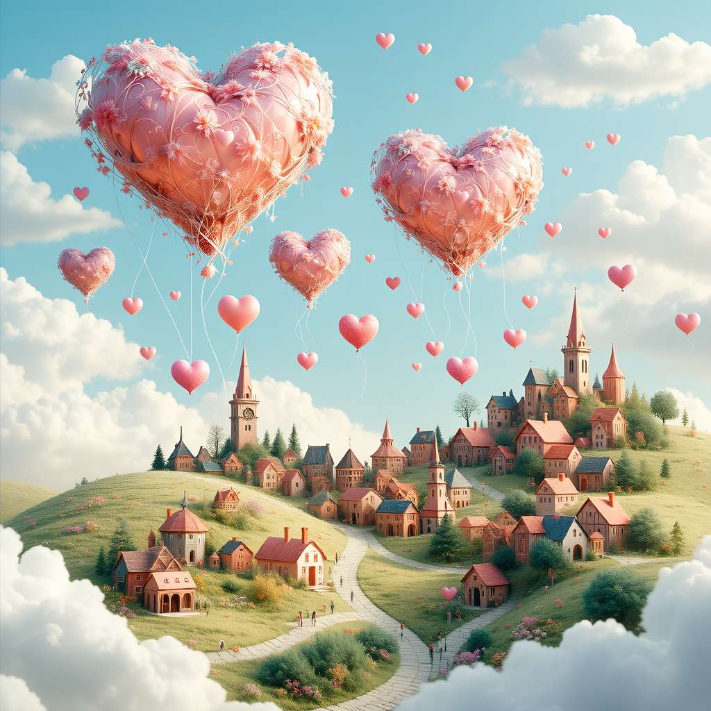 Wioska Miłości puzzle online
