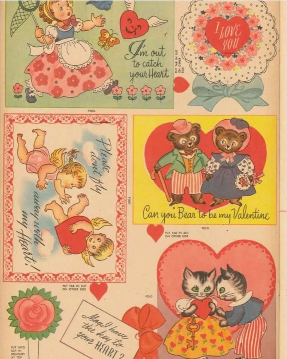 Sweetheart San Valentines di molto tempo fa puzzle online