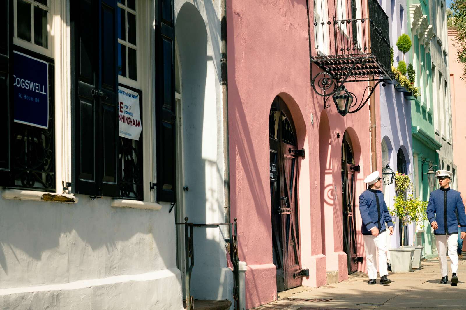 Rainbow Row, Charleston, Carolina del Sud puzzle online