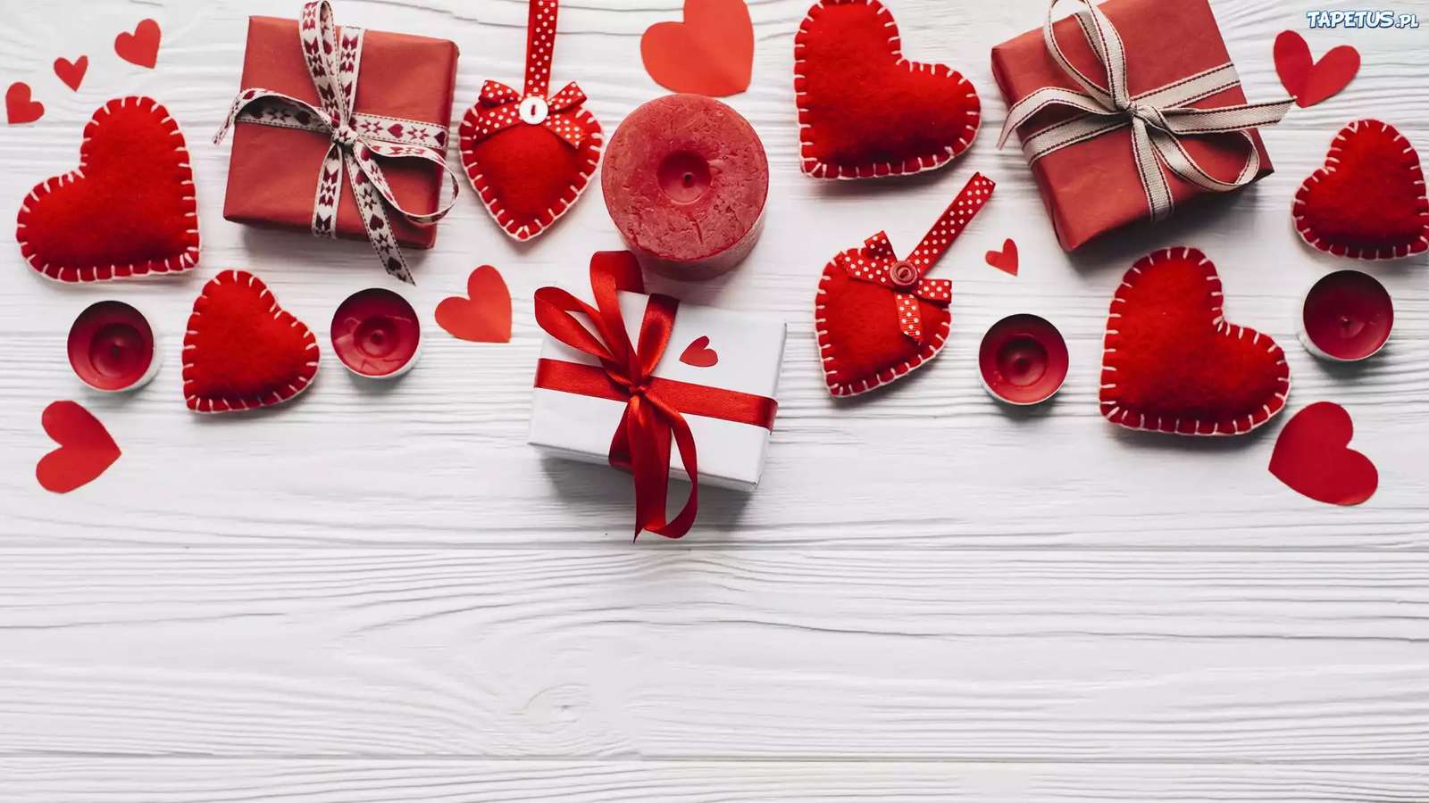 Cadeaux d'amour puzzle en ligne