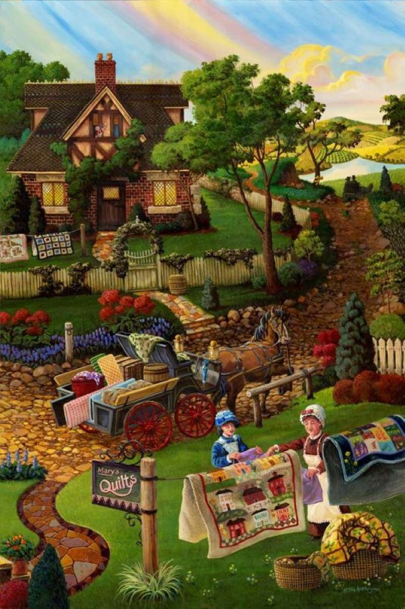 girls clean the carpets jigsaw puzzle online