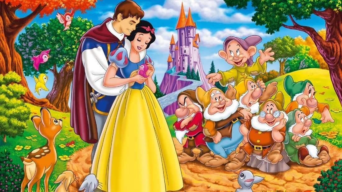 Снежанка и седемте джуджета jigsaw puzzle online
