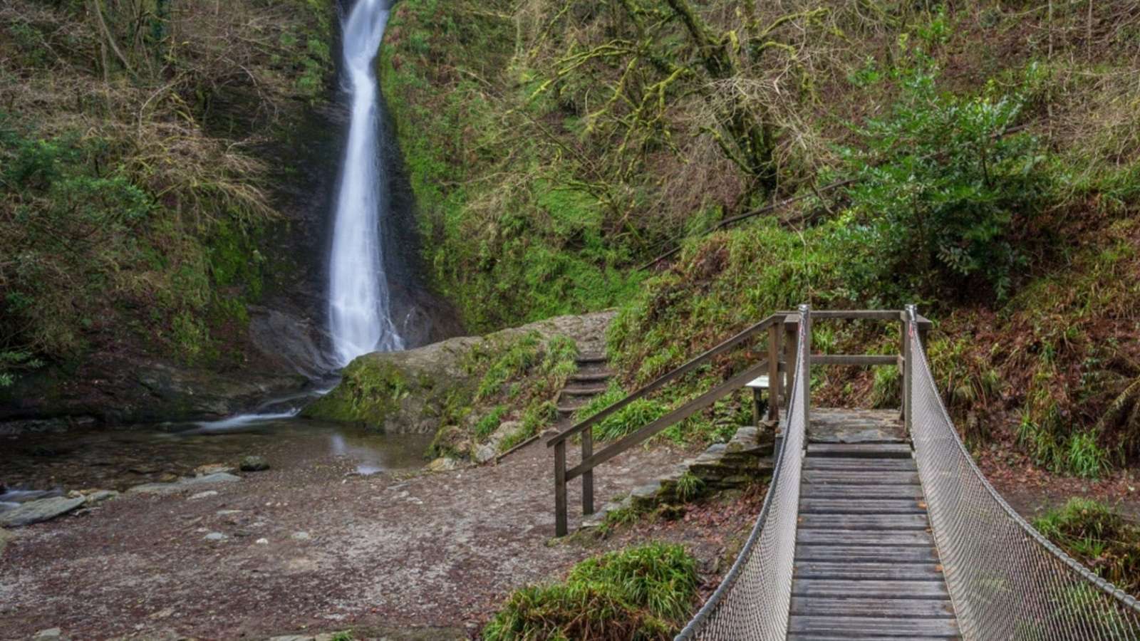 Watervalwandelingen in South Devon online puzzel