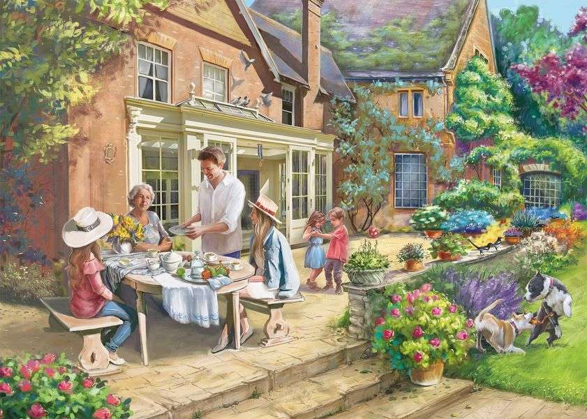 A meal in the open air jigsaw puzzle online