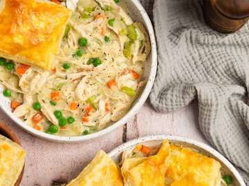 Torta di pollo puzzle online