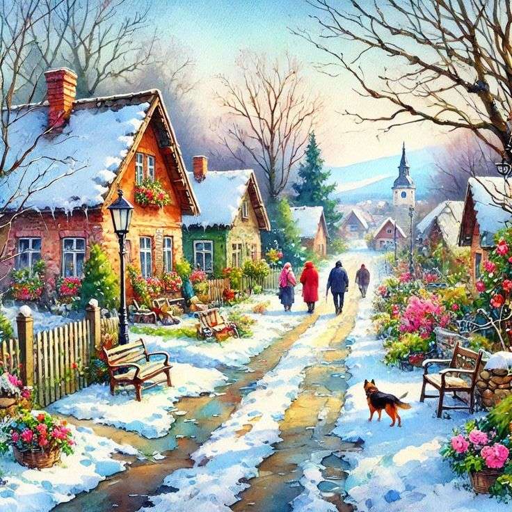 Ostatnie dni zimy puzzle online