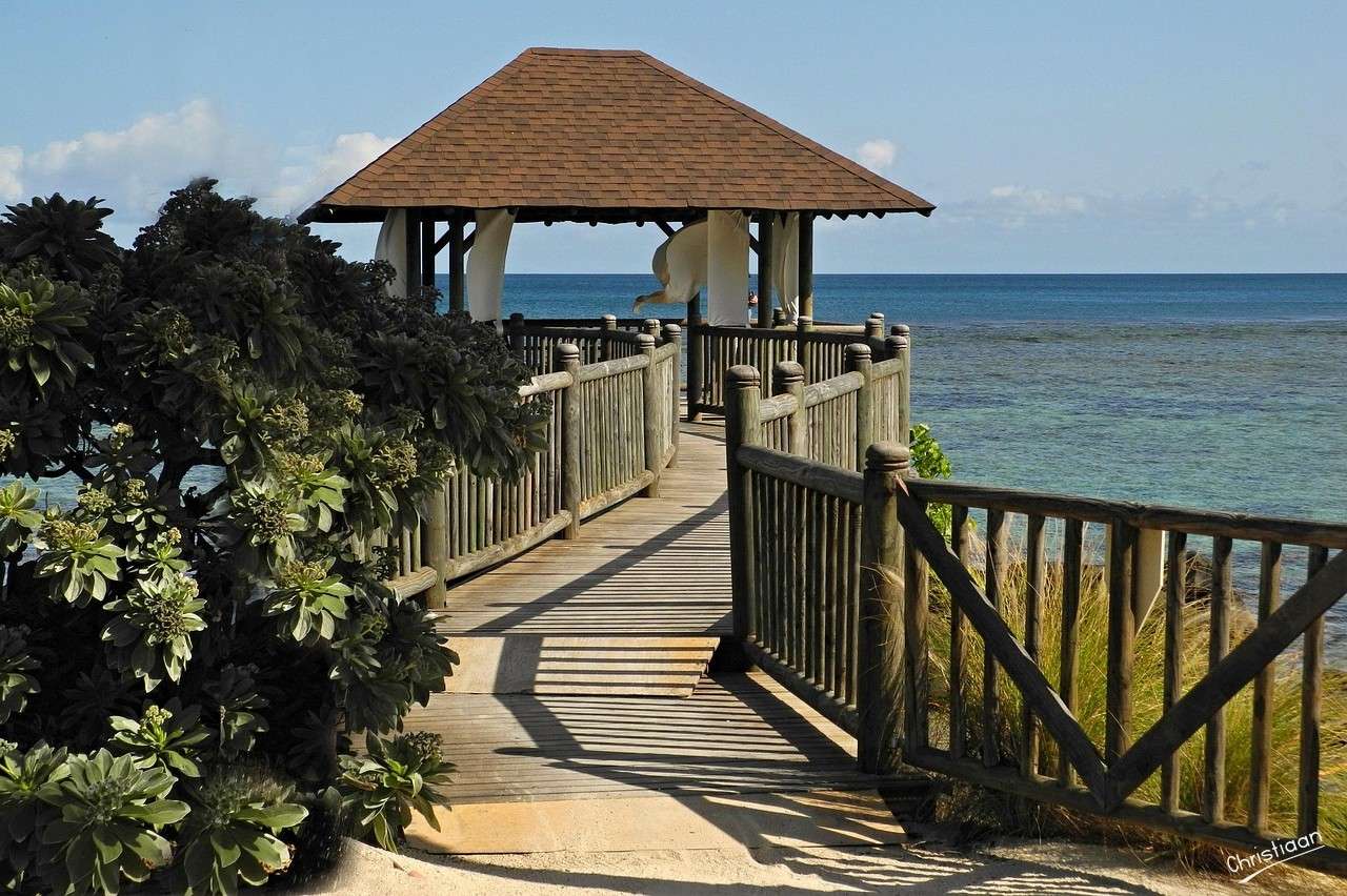 Pier, natura, vacanza. puzzle online