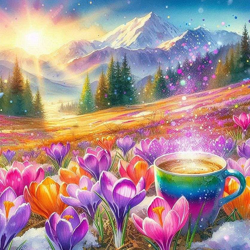 ¡Buenos días primavera! rompecabezas en línea