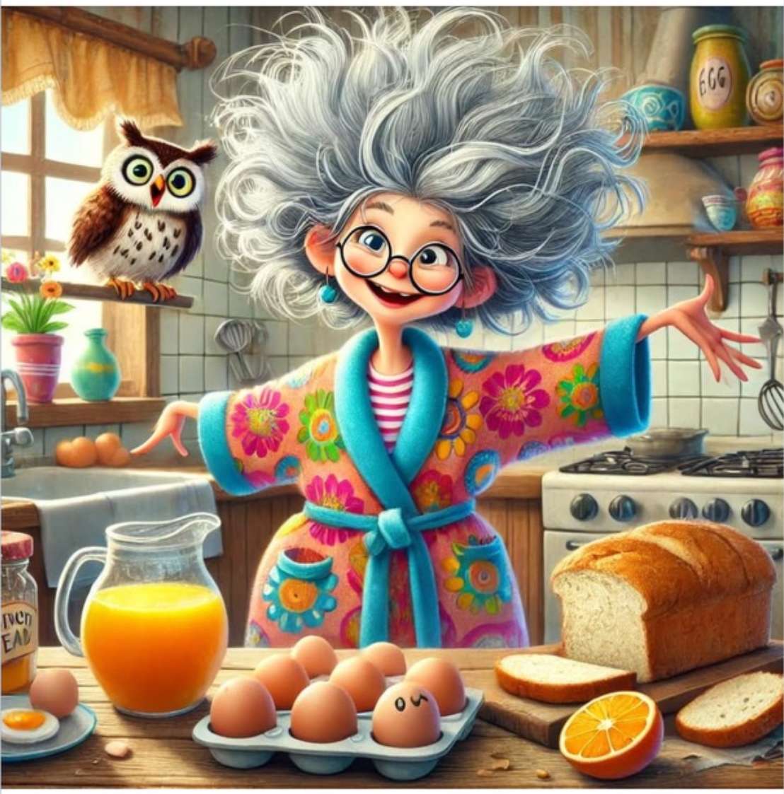 Li'l sis megmutatja sütési hódításait kirakós online