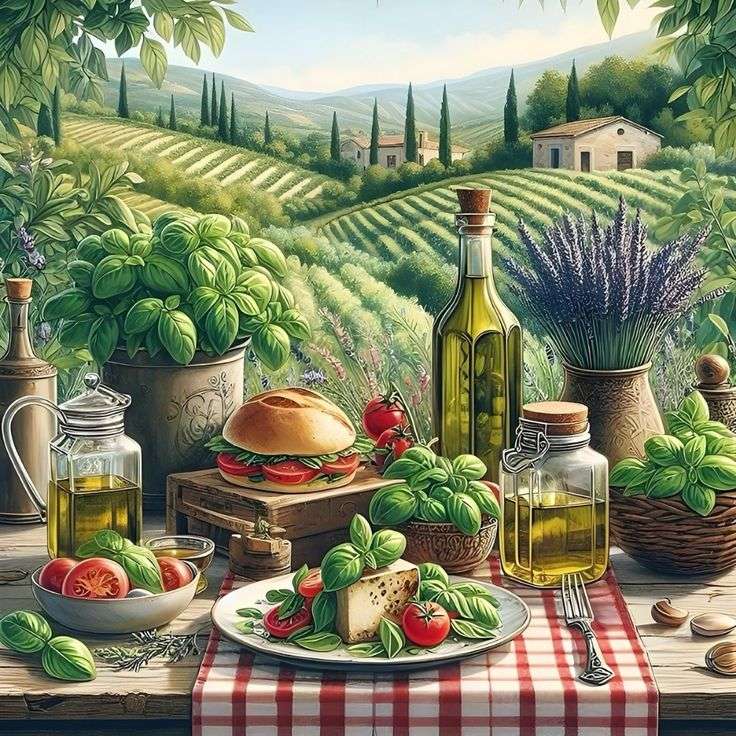 Comida para a alma, sabor para os sentidos puzzle online