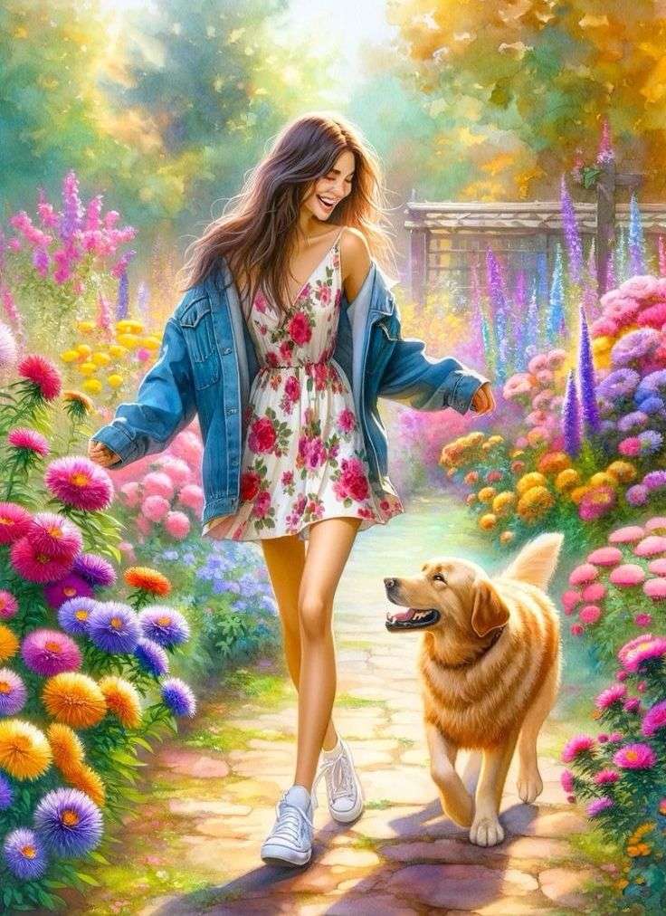 Dogs are not our whole life, but they make our live jigsaw puzzle online