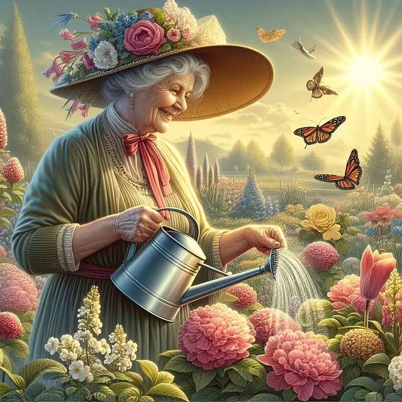 Giornata di sole in giardino puzzle online