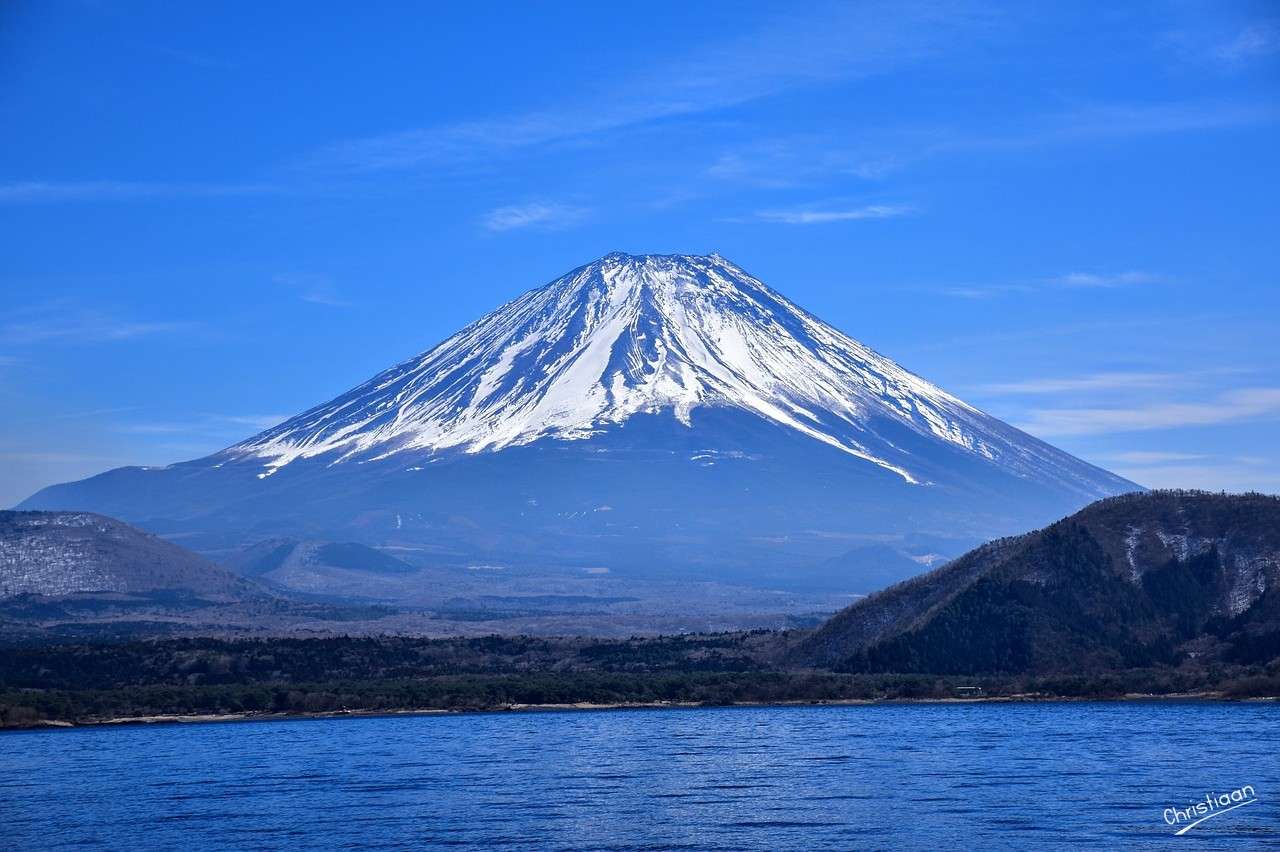 Hó, vulkán, természet. kirakós online