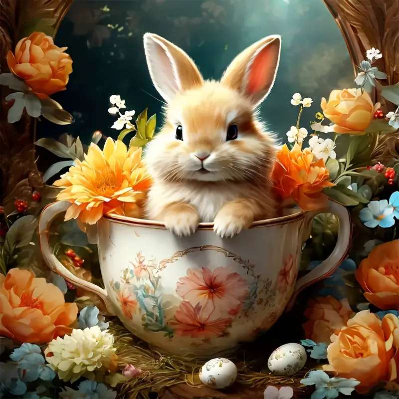 Easter bunny online puzzle
