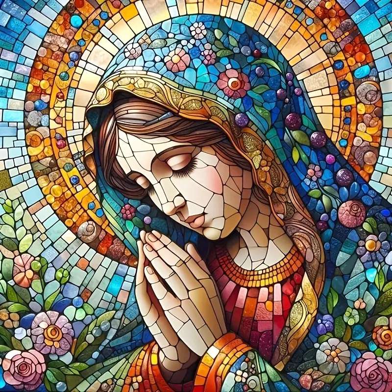 Matka Boska modląca się puzzle online