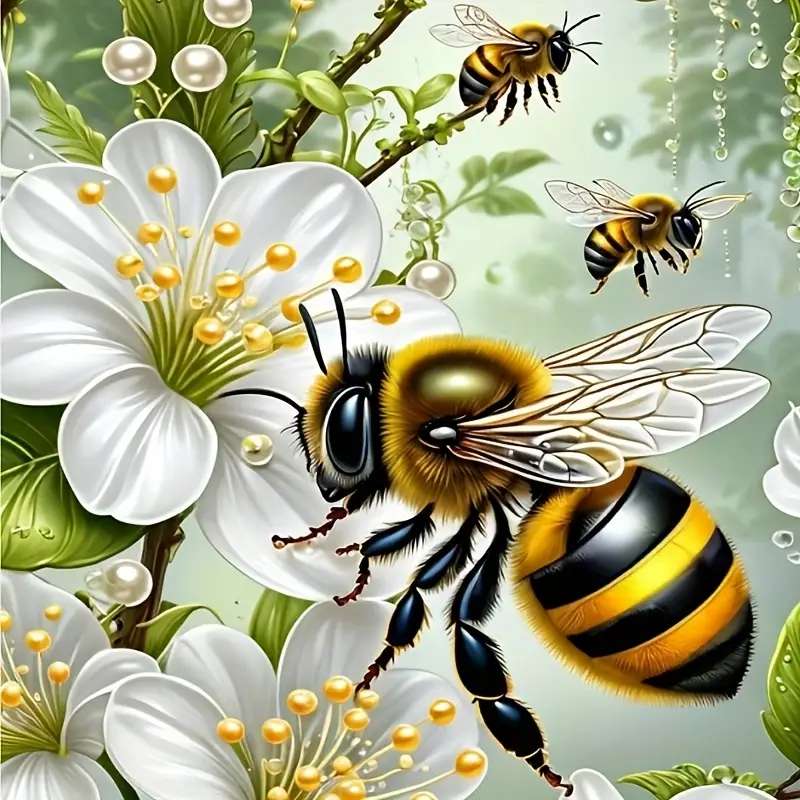 Flower nectar for bees jigsaw puzzle online