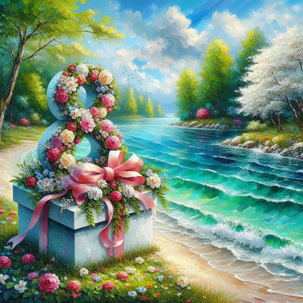 Boldog március 8 -án kirakós online